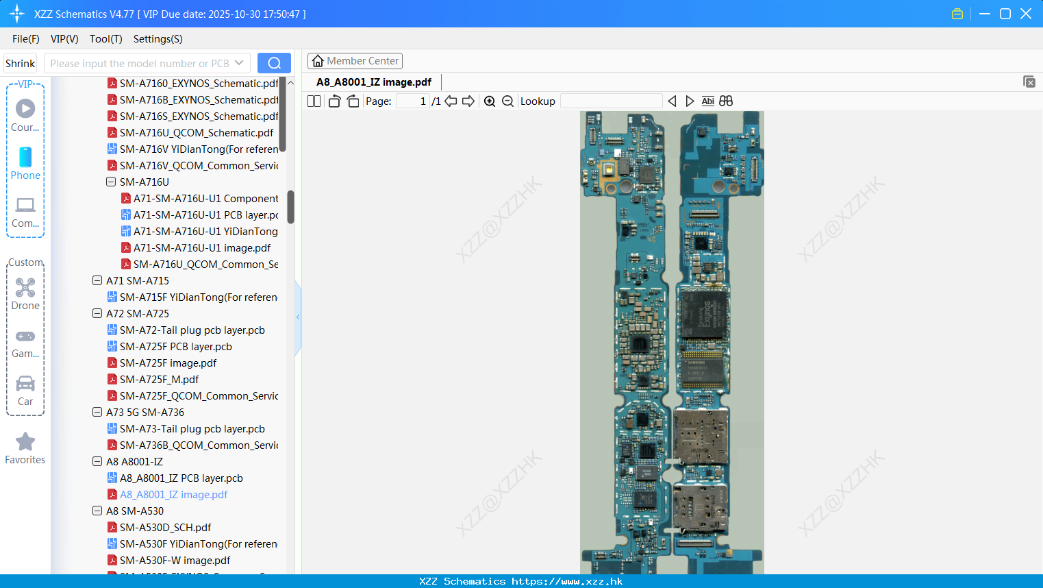 Samsung A8_A8001_IZ Image